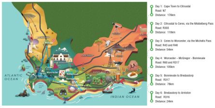 Answers to destination confusion. Western Cape tourism regions