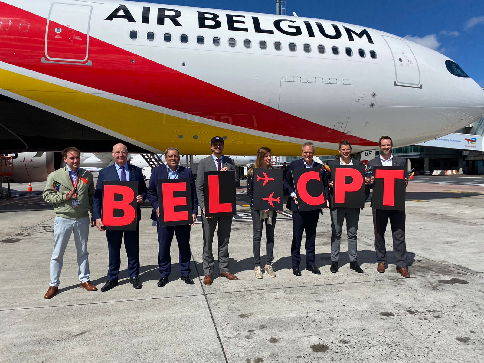 Air Belgium completes triangular route in SA