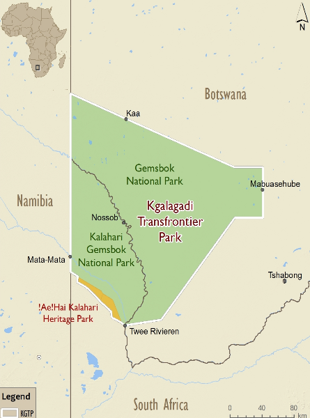 New Camp For Kgalagadi Transfrontier Park Southern East African   Dawidkruiper Map Resized 