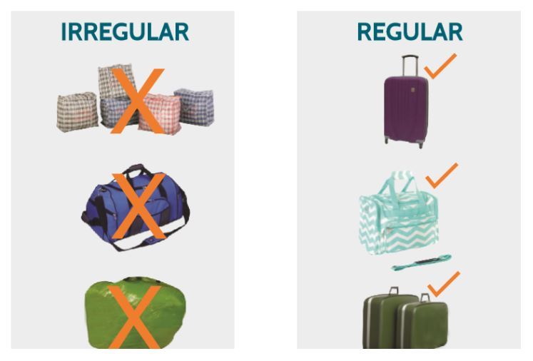 international airport baggage rules