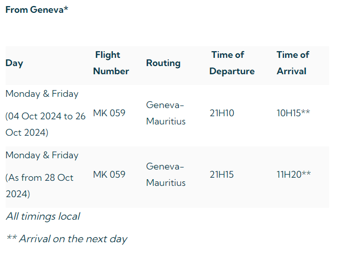 air mauritius from geneva - Travel News, Insights & Resources.