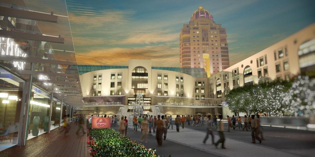 An artist’s impression of the revamped Nelson Mandela Square in Sandton.