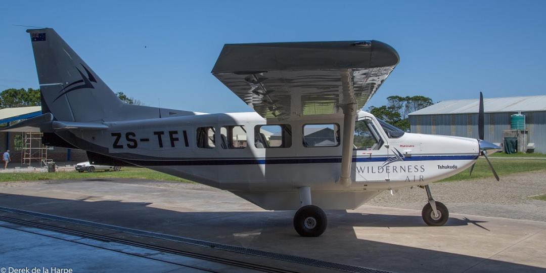 Wilderness Air Botswana with the first of seven G8 Airvans.