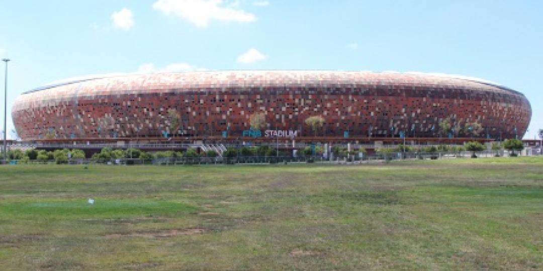 The FNB Soccer City stadium in Soweto.