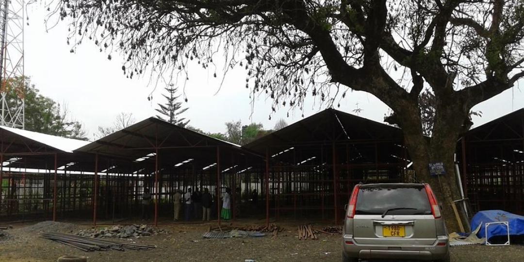 Reconstruction of Maasai Market in Arusha should be completed by the end of May.