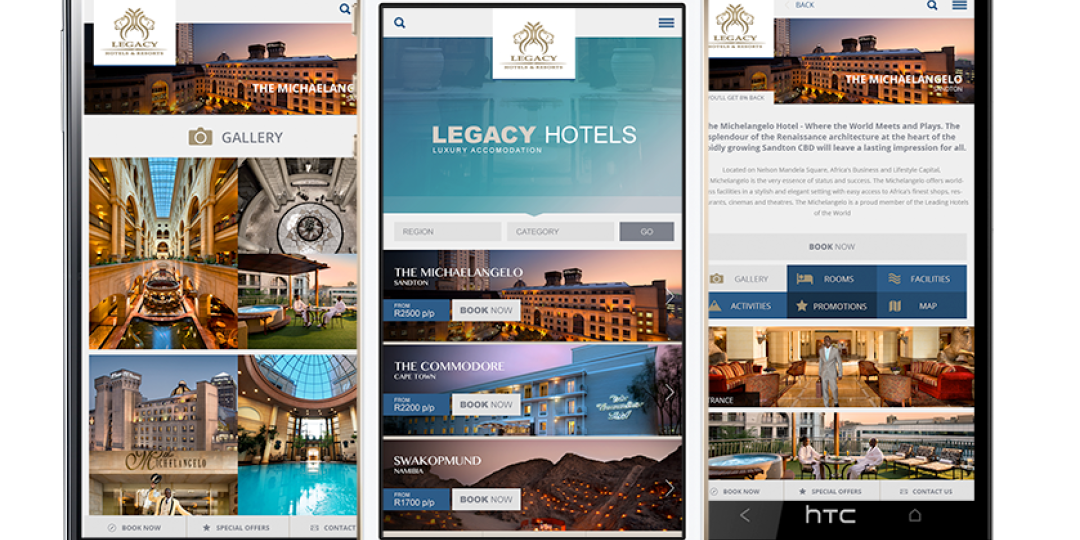 Legacy Hotels and Resorts has launched a new app. 