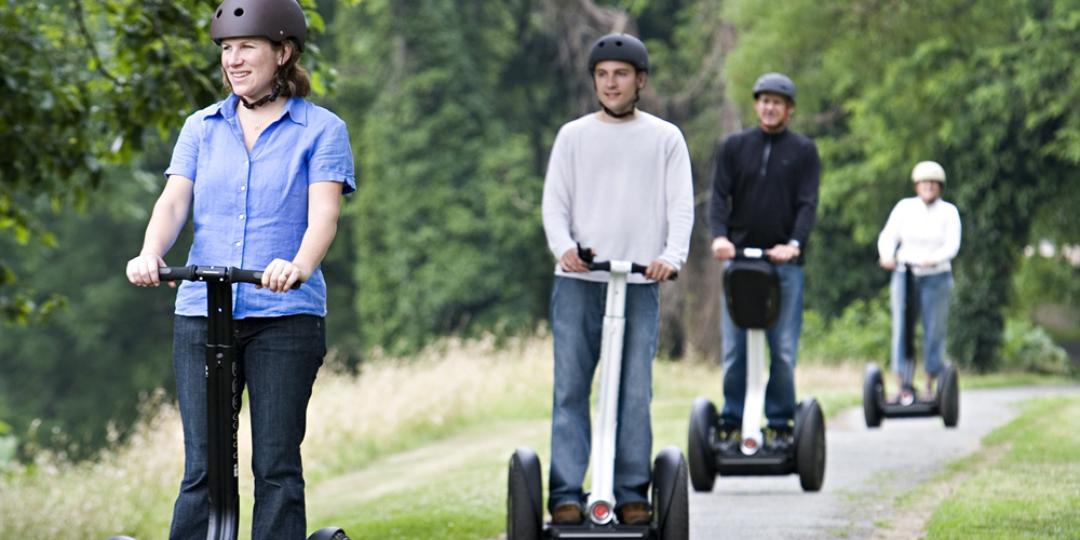 Segway guided tours of Sandton are being offered during Eco-mobility month.  