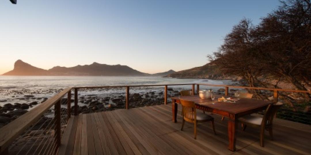 Two of the standard rooms at Tintswalo Atlantic are now joined by a doorway that connects the two balconies.