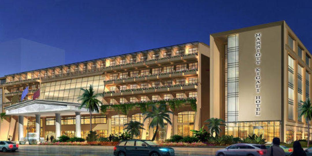 An artist’s impression of the Kigali Marriott hotel, which will open later this year.