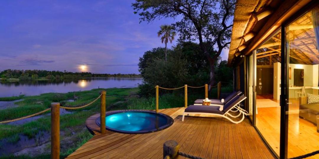 Private plunge pools have been added to each of the 13 tents at Victoria Falls River Lodge.