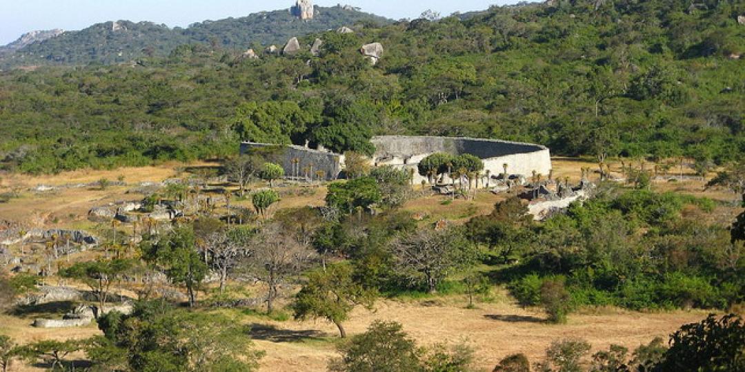 Great Zimbabwe Ruins view. 