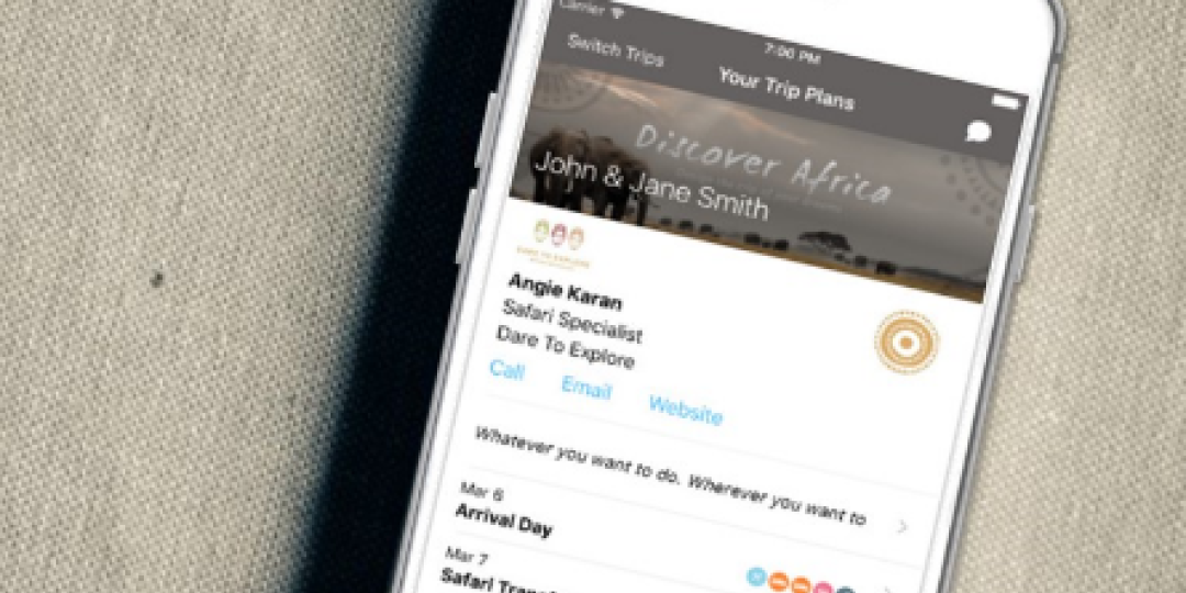 Dare to Explore’s new app allows travellers to make last-minute changes to their itinerary while in the country