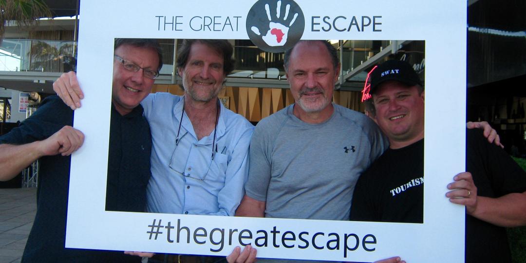 L-R Paul Zille, Colin Bell, David Frost, Rijaan Visser