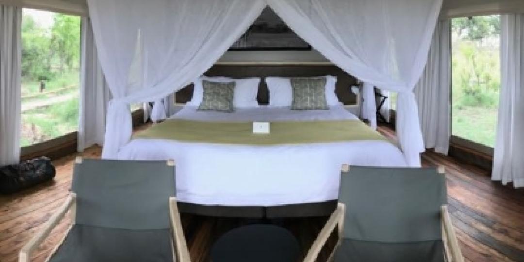 Newly refurbished luxury tent