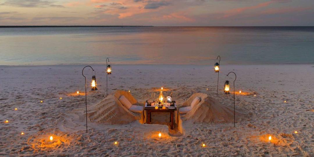 Escape on a romantic getaway. Image courtesy of &Beyond.