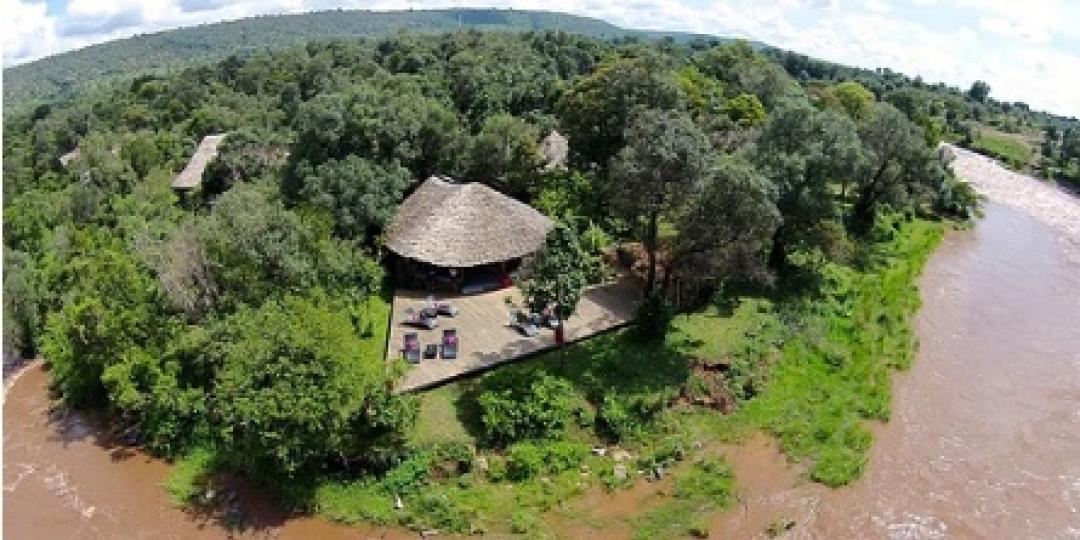 One of Kenya’s newest lodges, the Nyota Mara Lodge, situated on the banks of the Mara River.