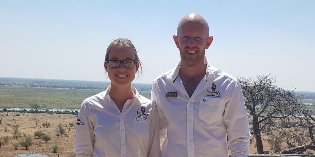 Wesley and Roxanne Cragg have taken over management of Africa Albida Tourism’s Ngoma Safari Lodge.