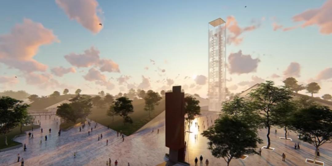 The Tower of Light, a 27-storey glass landmark that will boost tourism whilst commemorating the life of Mandela, has been earmarked for Nelson Mandela Bay. Credits: M&C Saatchi Abel.