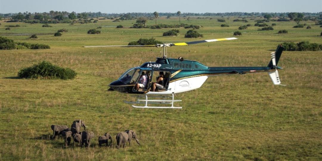 Seeing the Okavango Delta from the sky.