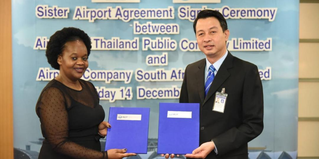 Acsa and Airports of Thailand Public Company Limited sign agreement of co-operation and knowledge sharing. 