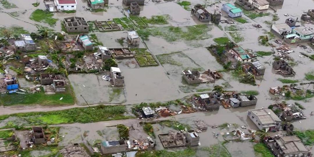 90% of Mozambique's port city Beira has been reported as destroyed.