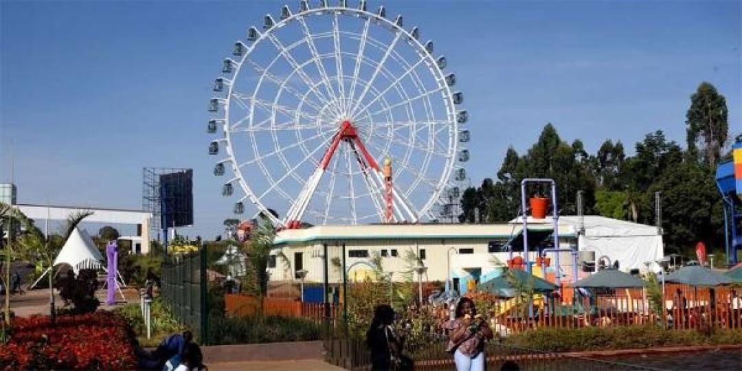 The Eye of Kenya, the largest observation wheel in the country was launched on Thursday, providing views of Nairobi. Image credits: Daily Nation.