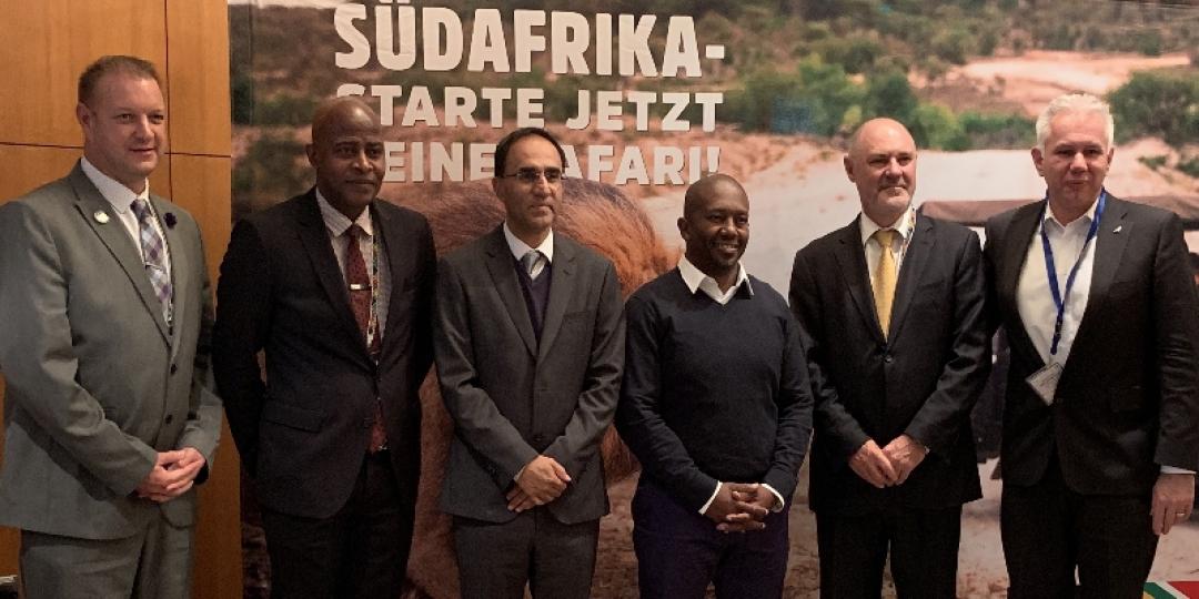 Some of the panellists at the SA Tourism round-table at ITB Berlin.