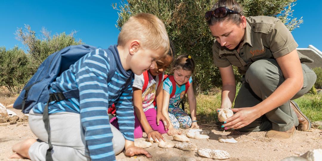 Children are as immersed in their safari experience as the adults.