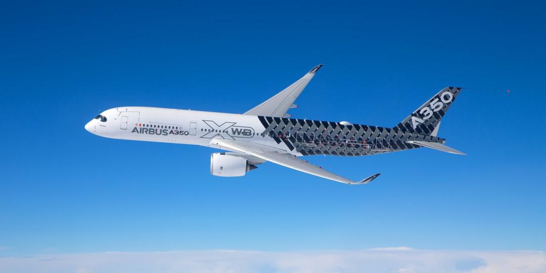 An Airbus A350 XWB in flight. Image Credit: Airbus