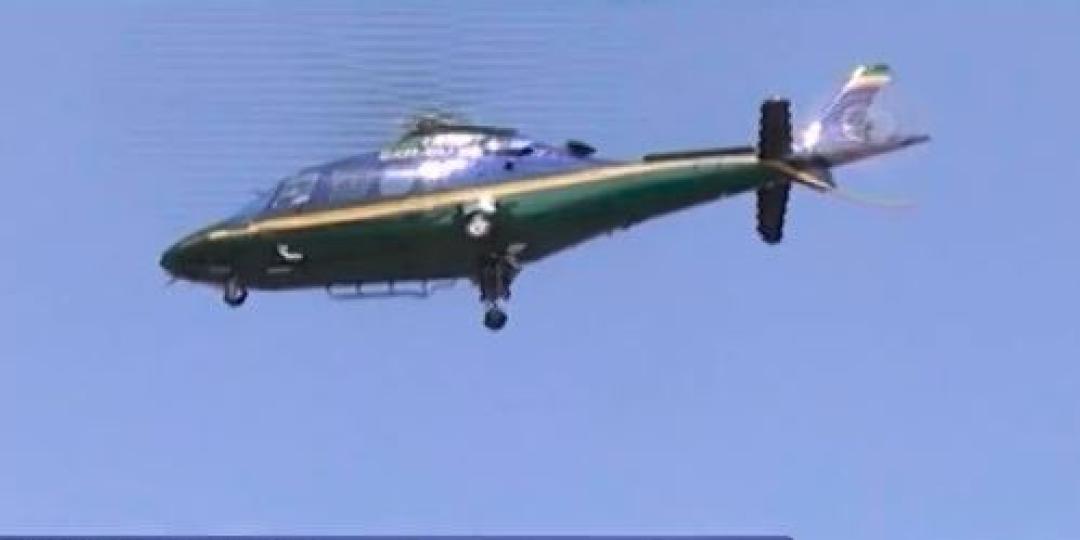 Single-seat helicopter flights launched. Image credit: CNBC Africa.