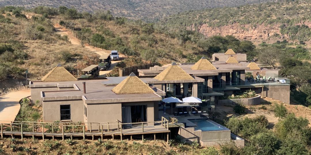 Biyela Lodge has beautiful views of the Wilderness and game park.