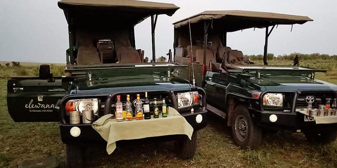 The new custom built 4v4 vehicles at Elewana Sand River Masai Mara and Elewana Kifaru House.