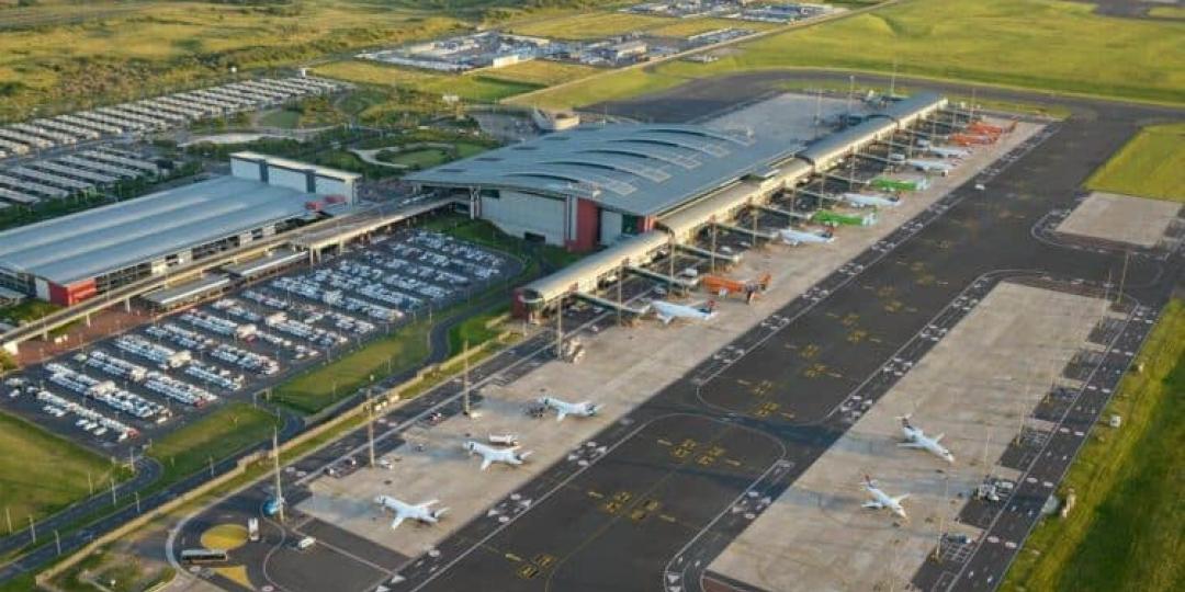 An aerial view of King Shaka International Airport