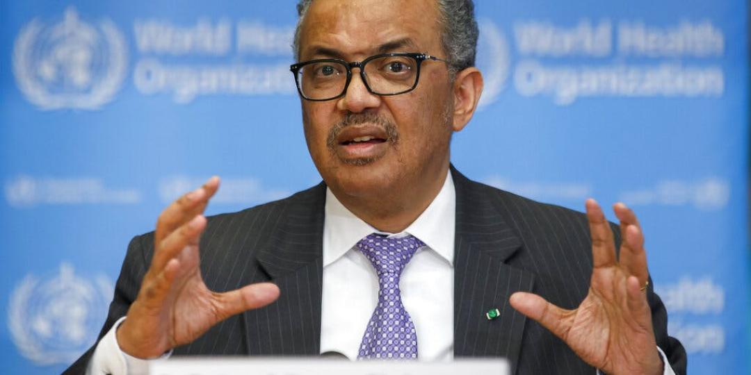 WHO Director-General Dr Tedros Adhanom Ghebreyesus