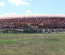 The FNB Soccer City stadium in Soweto.