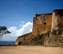 Fort Jesus in Mombasa, Kenya, was built by the Portuguese in 1593 and is at risk of collapsing due to soil erosion.