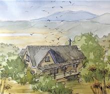 An artist’s impression of Nomad’s Entamanu Ngorongoro camp, opening in August this year.