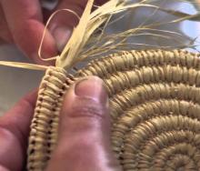 Basket weaving is one of the activities on offer at a new community based tourism enterprise.