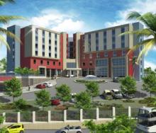 An artist’s impression of the Park Inn by Radisson Kigali, set to open later this year.