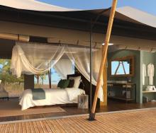 Experience the deep African bush from the luxury of a fully-equipped tented camp