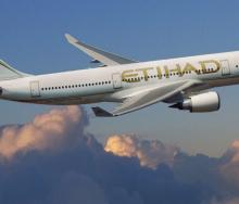 Etihad Airways A330 set to fly between Nairobi and Abu Dhabi between July and August.