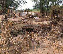 Serious damage to camps in Tsavo East National Park.