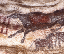 Replicas of the Lascaux cave paintings are on display in Johannesburg.