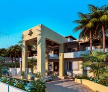 The entrance to the Swiss-Belhotel, Zanzibar, opening next year.