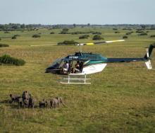 Seeing the Okavango Delta from the sky.