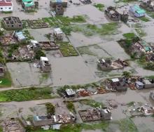 90% of Mozambique's port city Beira has been reported as destroyed.