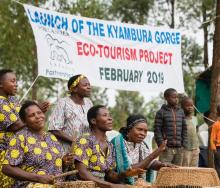 The launch of the Kyambura Gorge Eco-Project.