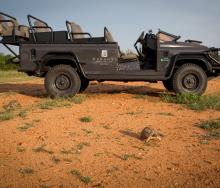 First electric safari vehicle for Makanyi Private Game Lodge.