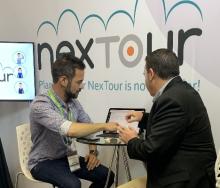 Frederic Fronteddu, Co-Founder and CEO of Nextour talking through the new software.