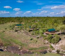 Deteema Springs, with views of the natural seep.